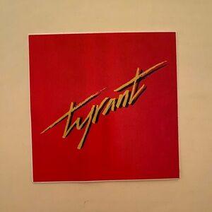 KALI UCHIS + JORJA SMITH TYRANT Sticker NEW from Kali Uchis Tour Bowery Ballroom